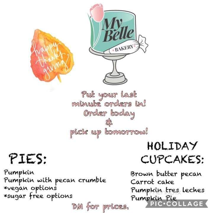 My Belle Bakery - La Habra, CA menu_pic