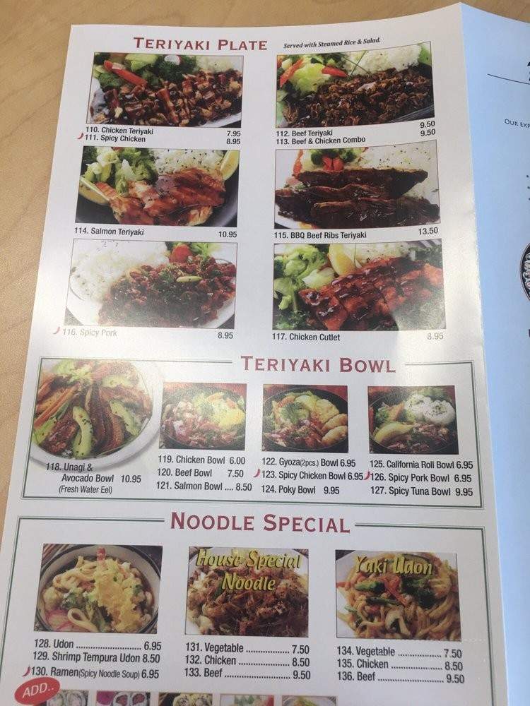 TOMO Sushi & Teriyaki - La Mirada, CA menu_pic
