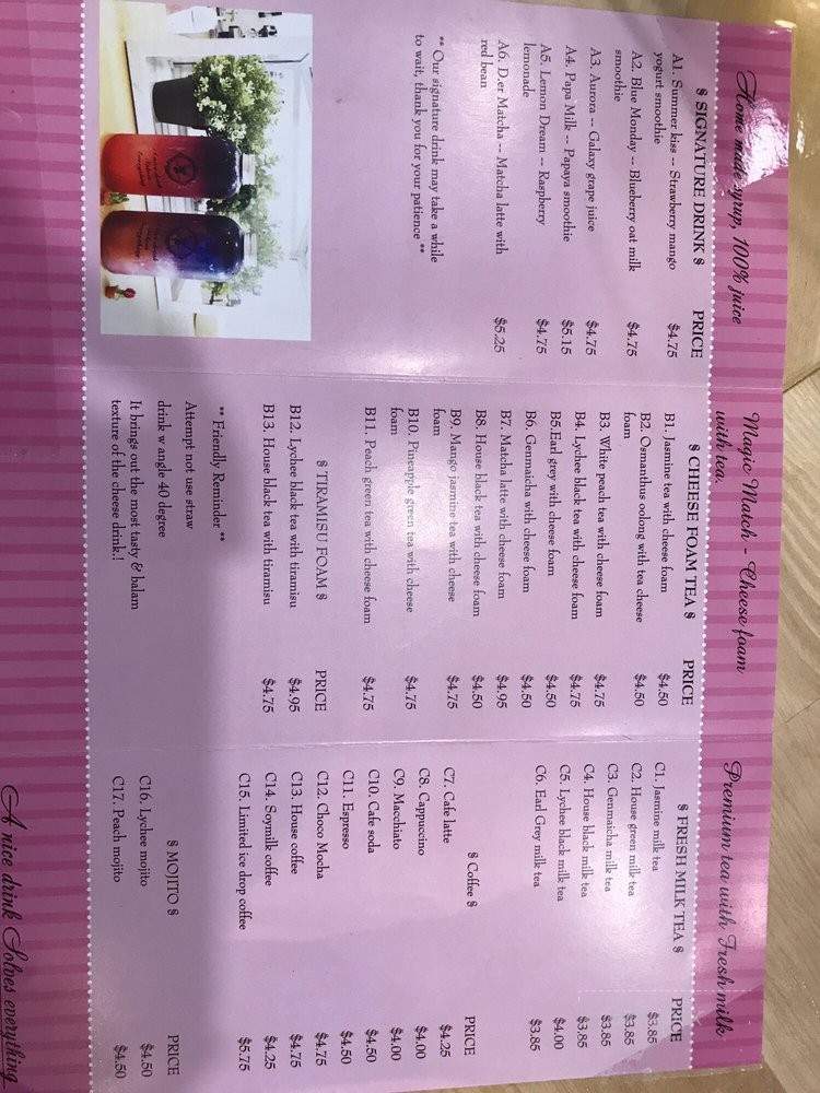 Cafe D.er - Artesia, CA menu_pic
