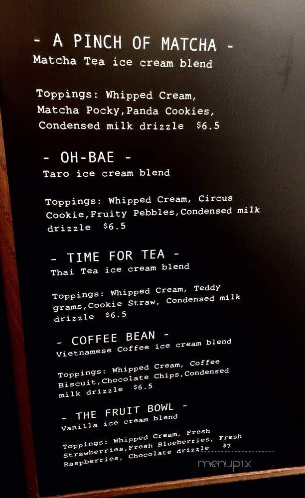Gobi Ice Cream - Cerritos, CA menu_pic