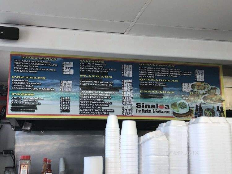 Sinaloa Fish Market & Restaurant - Bellflower, CA menu_pic