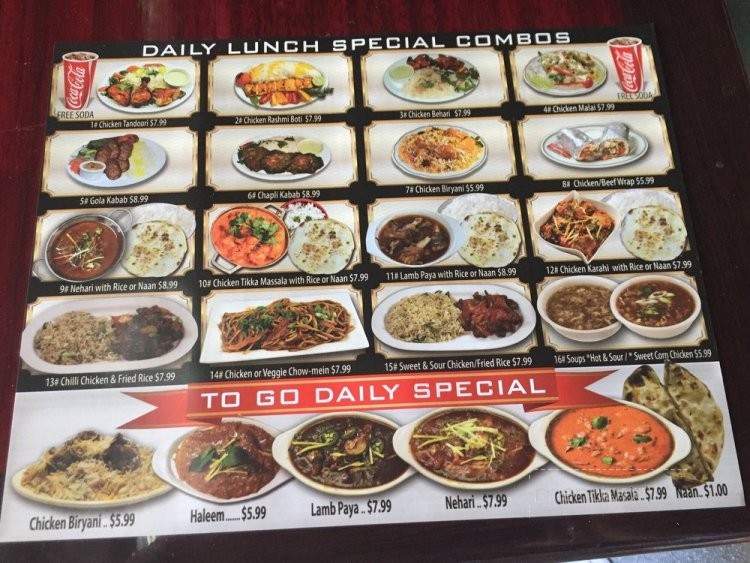 Mehfil Restaurant - Lakewood, CA menu_pic
