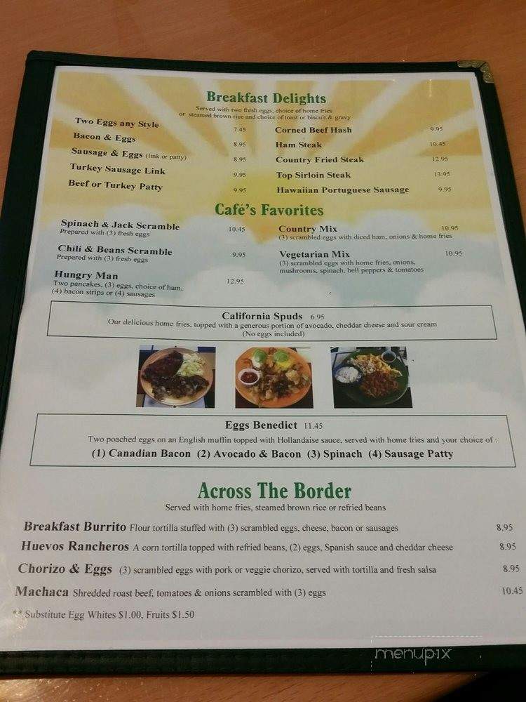 Country Cafe - Seal Beach, CA menu_pic