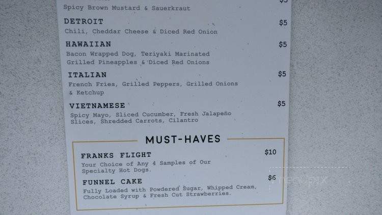 Frank N Fries - Long Beach, CA menu_pic