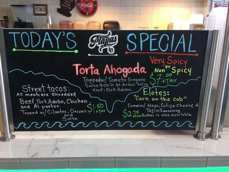 Playas Ceviche & Tortas - Long Beach, CA menu_pic