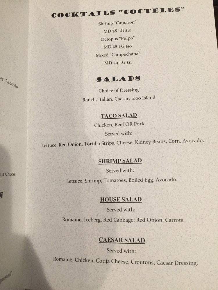 Playas Ceviche & Tortas - Long Beach, CA menu_pic