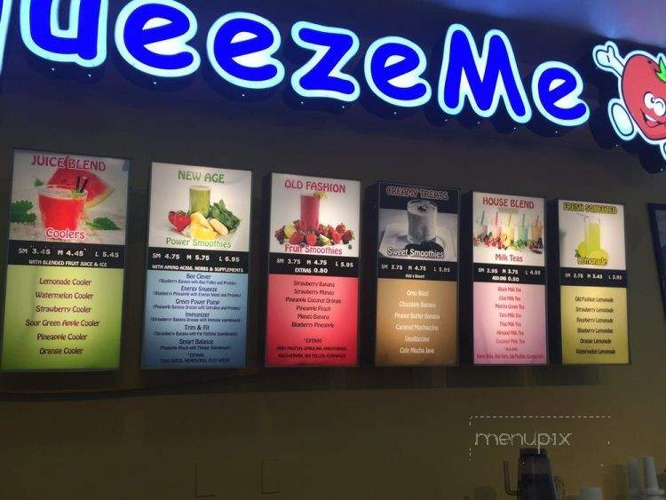 SqueezeMe - Long Beach, CA menu_pic