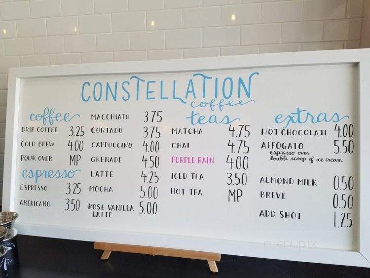 Constellation Coffee - La Canada Flintridge, CA menu_pic