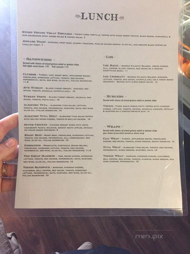 Grey & Cash - Monrovia, CA menu_pic
