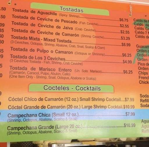 Tacos Ensenada - Sierra Madre, CA menu_pic