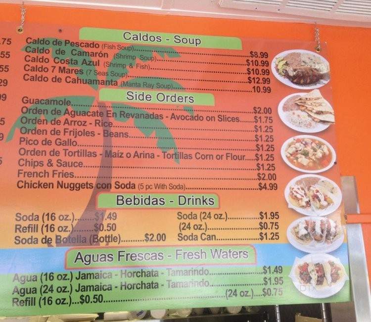 Tacos Ensenada - Sierra Madre, CA menu_pic