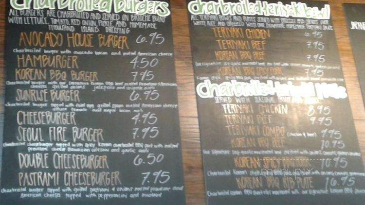 Corner Grill - Los Angeles, CA menu_pic