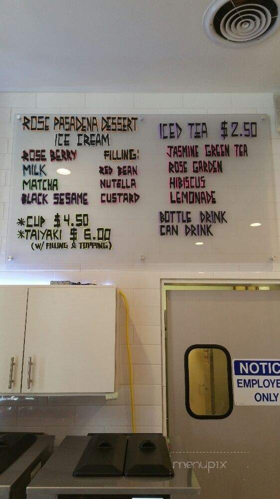 Stray Cat Poke & Dessert - Pasadena, CA menu_pic