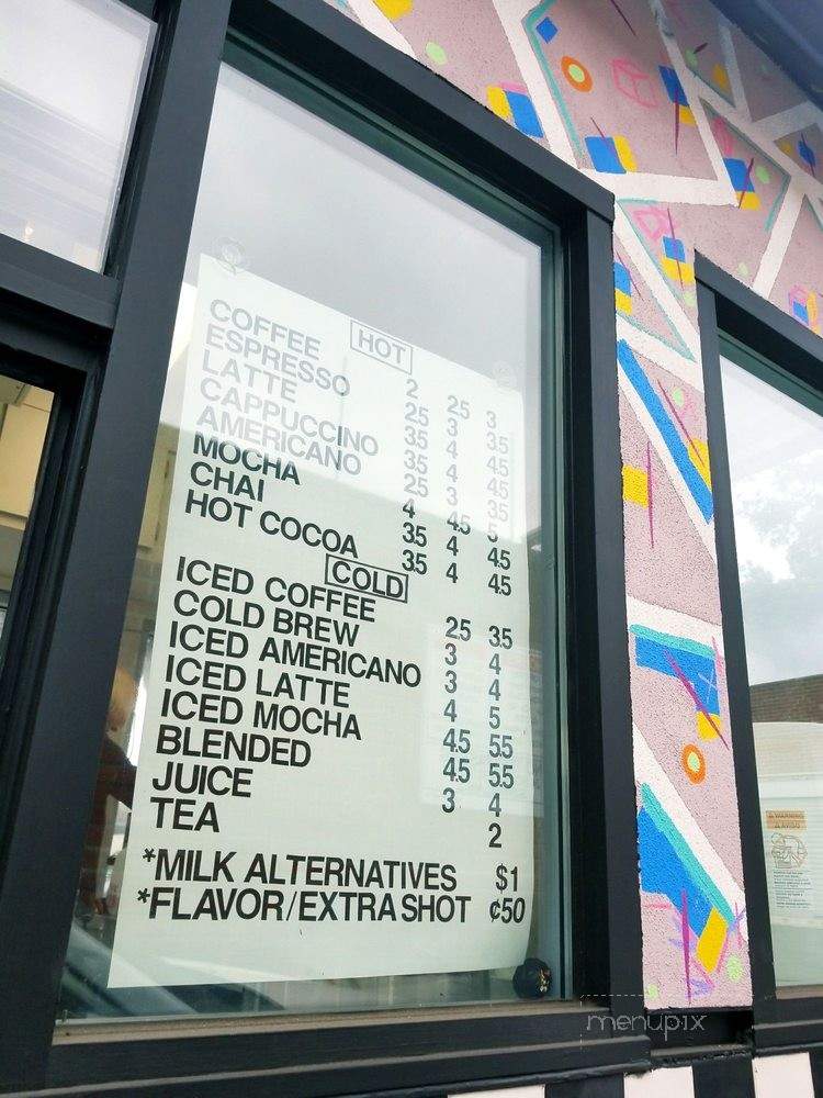 Willa's Coffee - Pasadena, CA menu_pic