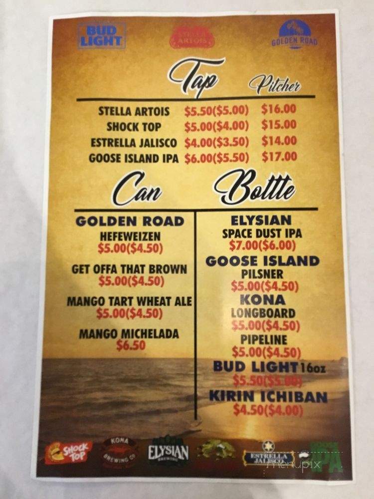 The Blazin Crab - Los Angeles, CA menu_pic