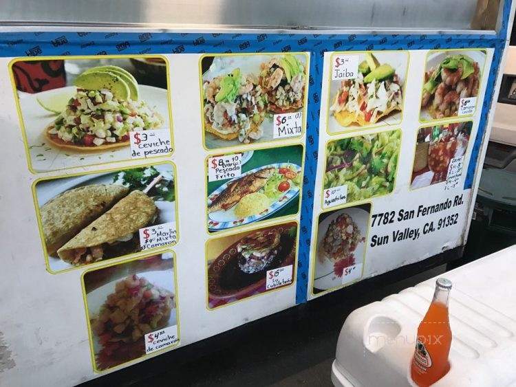 Pariente Mariscos - Pacoima, CA menu_pic
