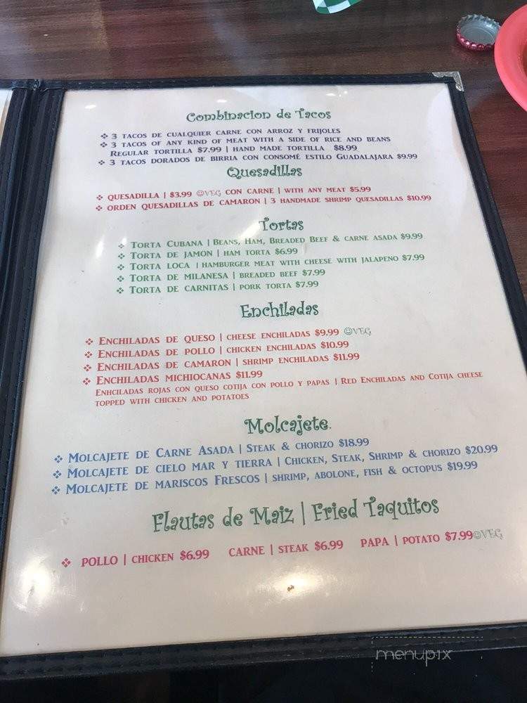 Saborcitos Latinos - San Fernando, CA menu_pic