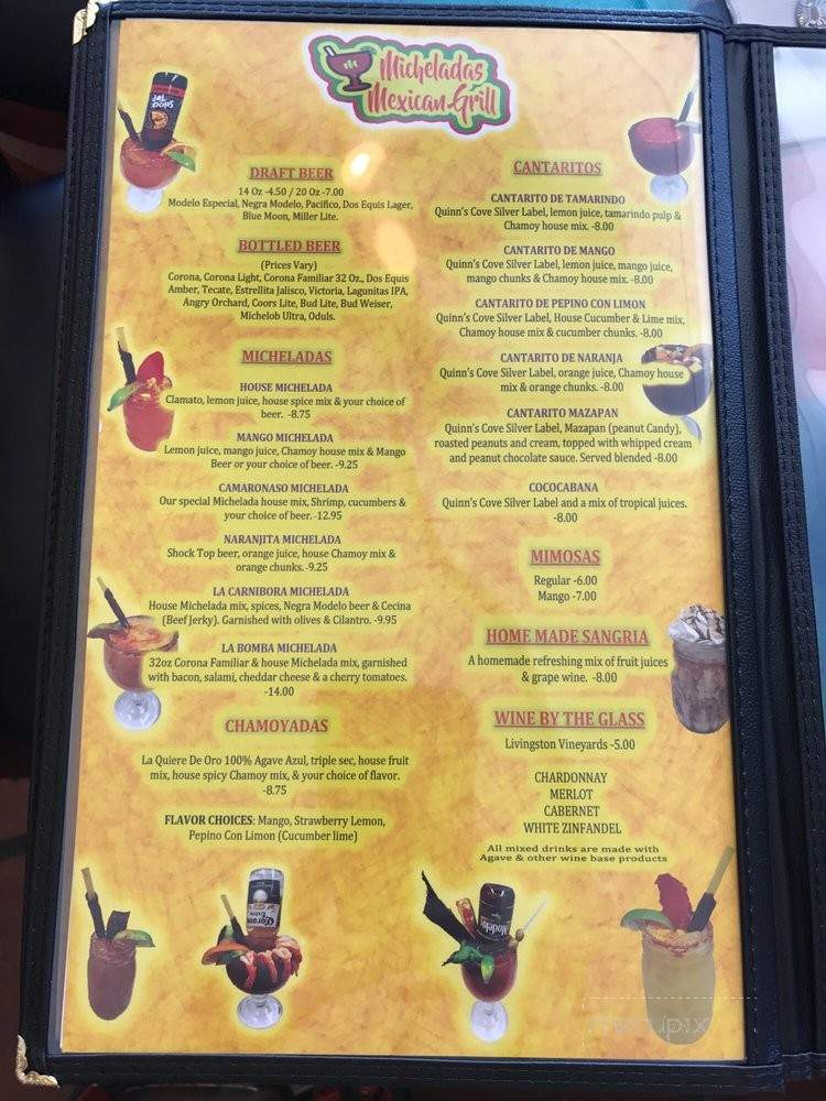 Micheladas Mexican Grill - Santa Clarita, CA menu_pic