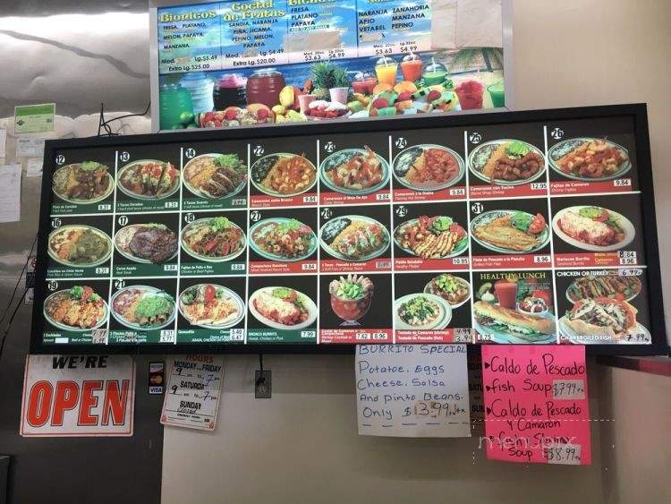 Nochistlense Mexican Grill - Los Angeles, CA menu_pic