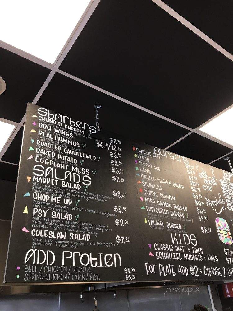 PSY Street Kitchen - Los Angeles, CA menu_pic