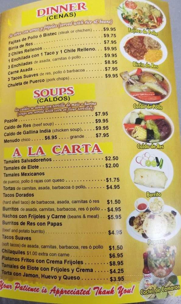 El Ranchito #2 - North Hollywood, CA menu_pic