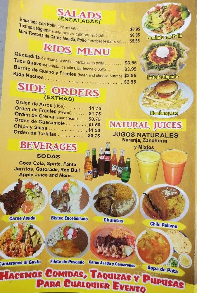 El Ranchito #2 - North Hollywood, CA menu_pic
