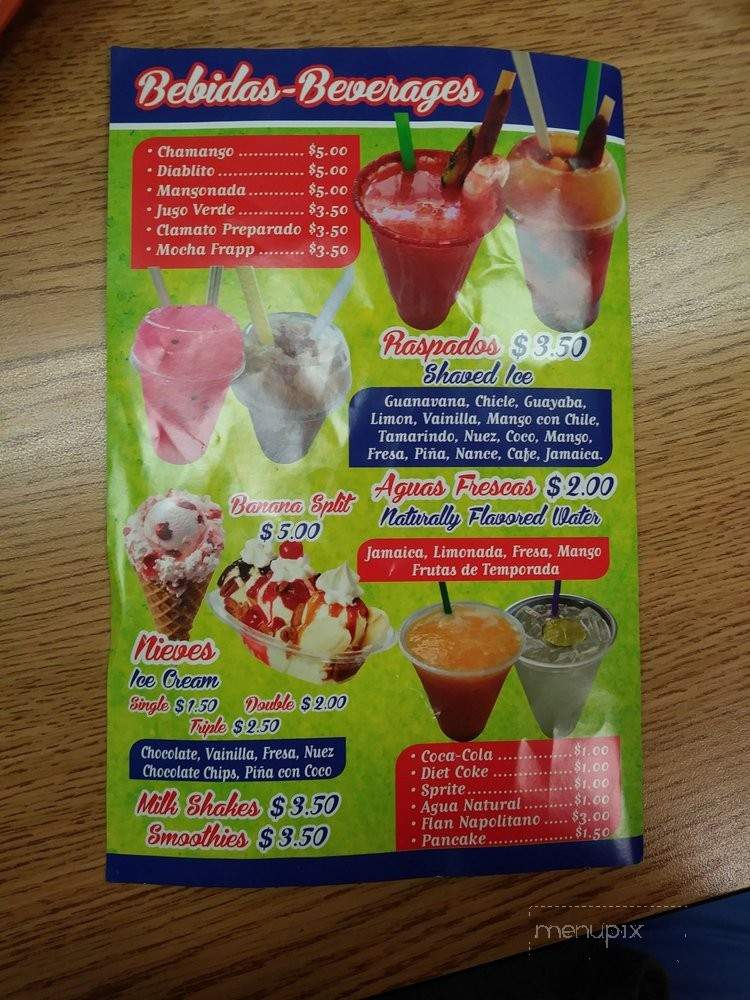 Jugos y Tortas La Tropicana - Baldwin Park, CA menu_pic