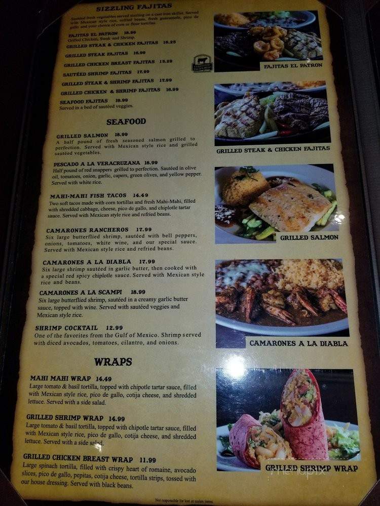 Elvira's Grill - Claremont, CA menu_pic