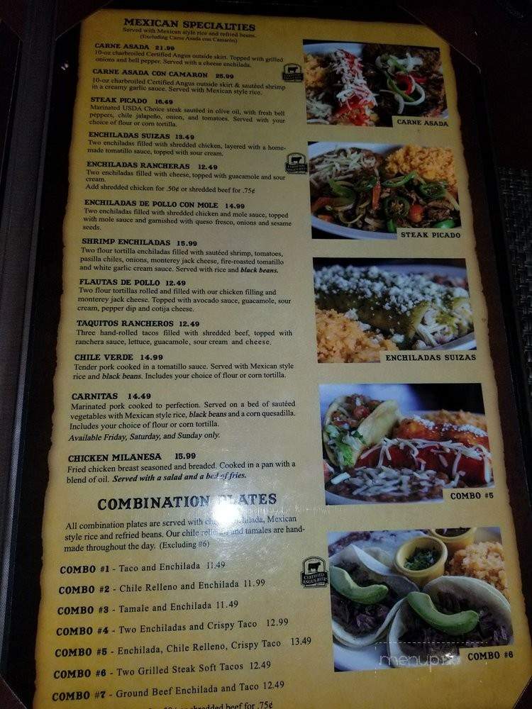Elvira's Grill - Claremont, CA menu_pic