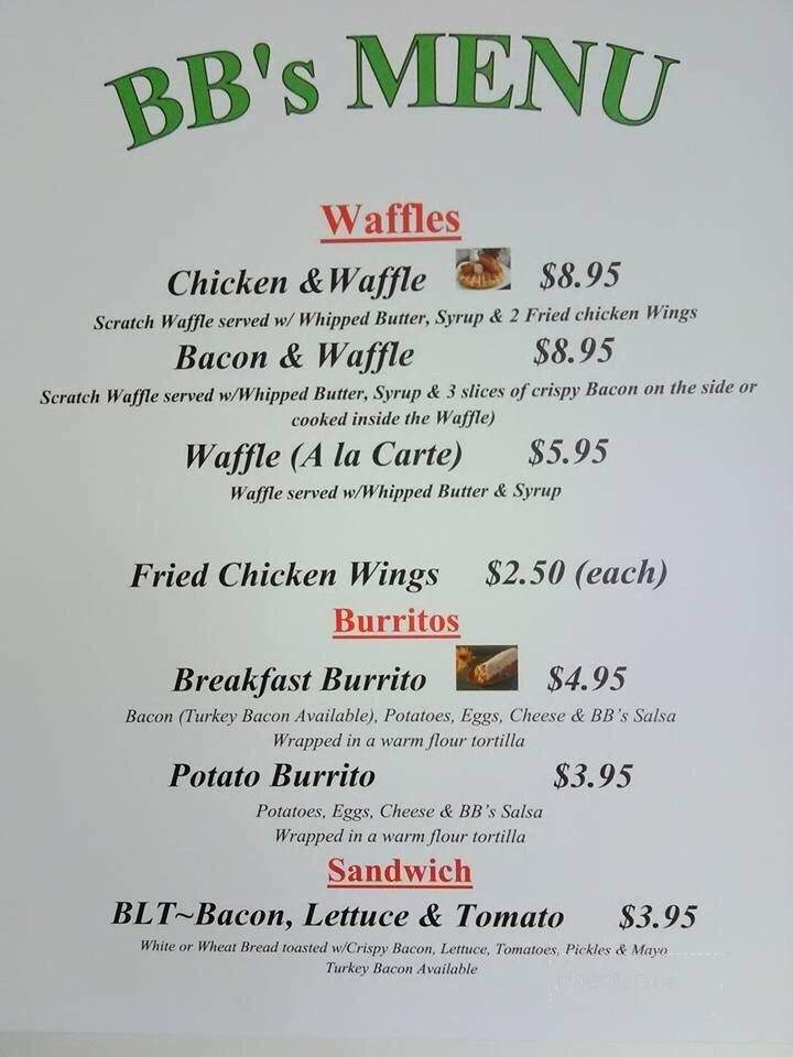 BB's Cafe - Covina, CA menu_pic