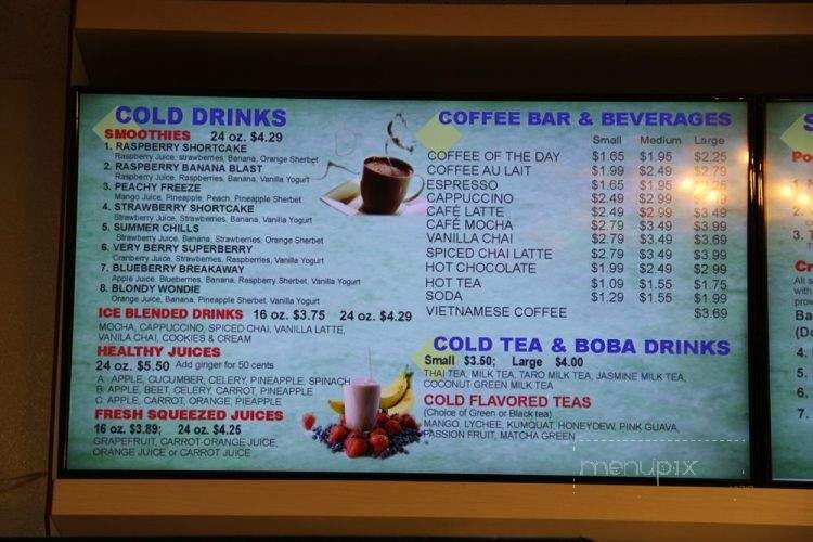 J's Water And Ice Cream - Covina, CA menu_pic