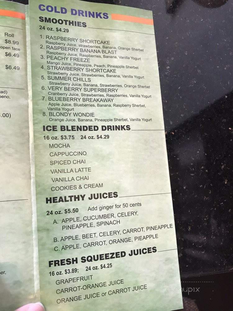 J's Water And Ice Cream - Covina, CA menu_pic