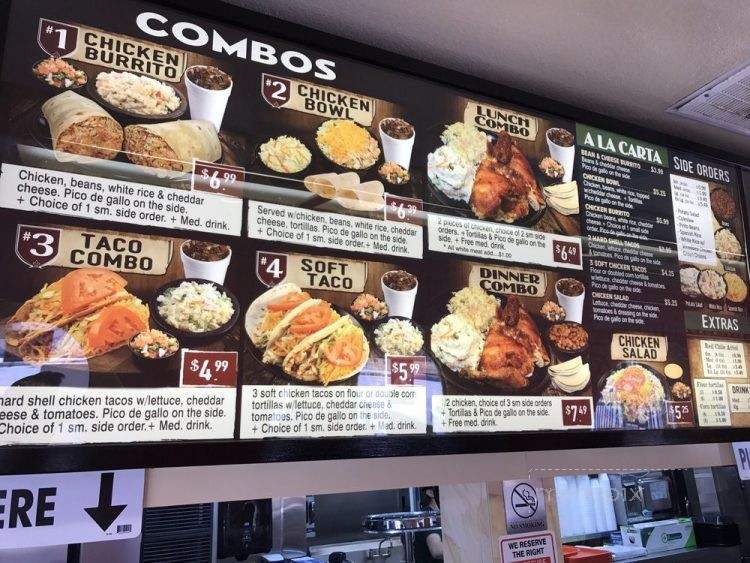Juan's Super Pollo - El Monte, CA menu_pic