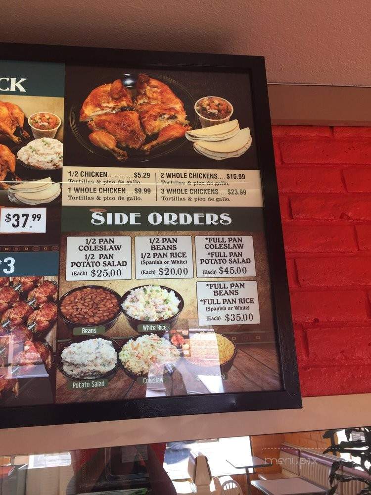 Juan's Super Pollo - El Monte, CA menu_pic