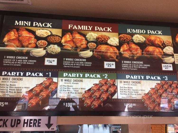 Juan's Super Pollo - El Monte, CA menu_pic