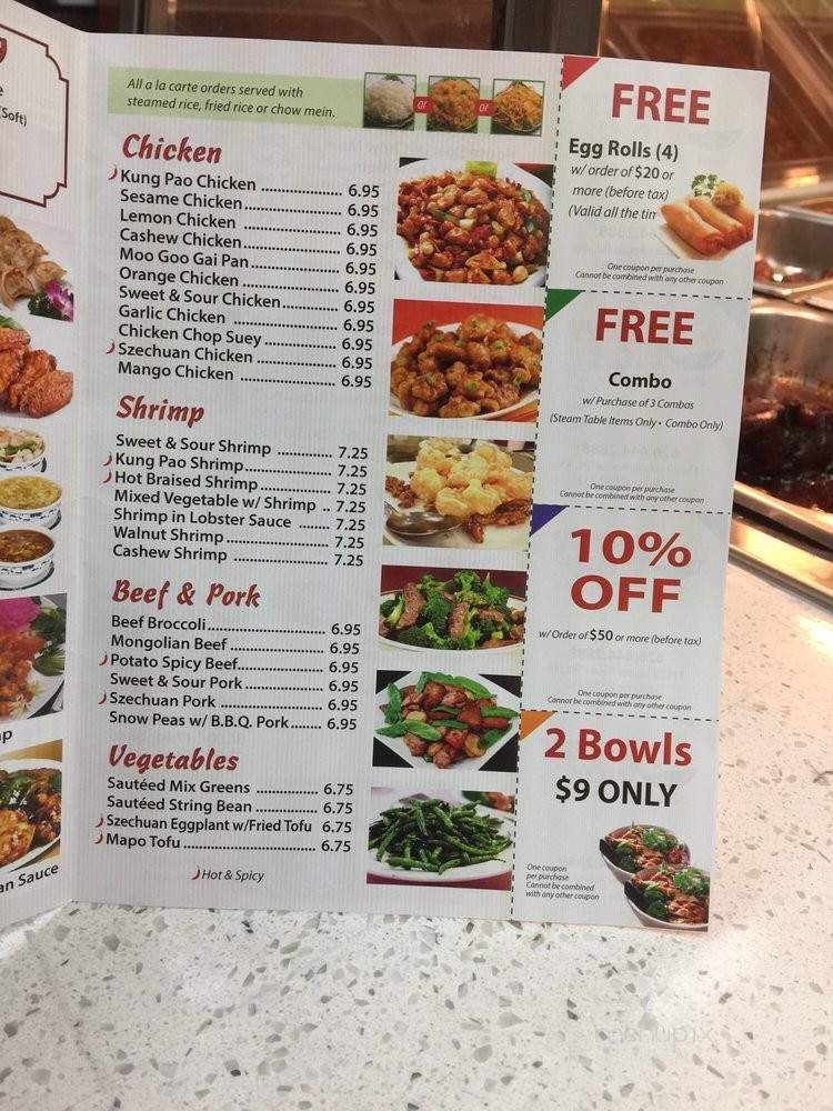 Tasty Wok To Go - El Monte, CA menu_pic