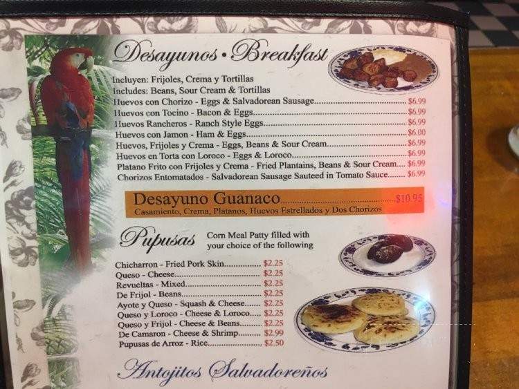 Don Carlos Village Salvadoran Grill Y Pupuseria - El Monte, CA menu_pic