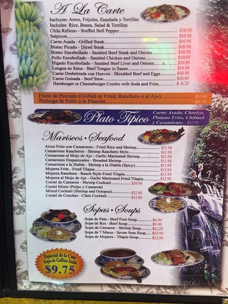 Don Carlos Village Salvadoran Grill Y Pupuseria - El Monte, CA menu_pic
