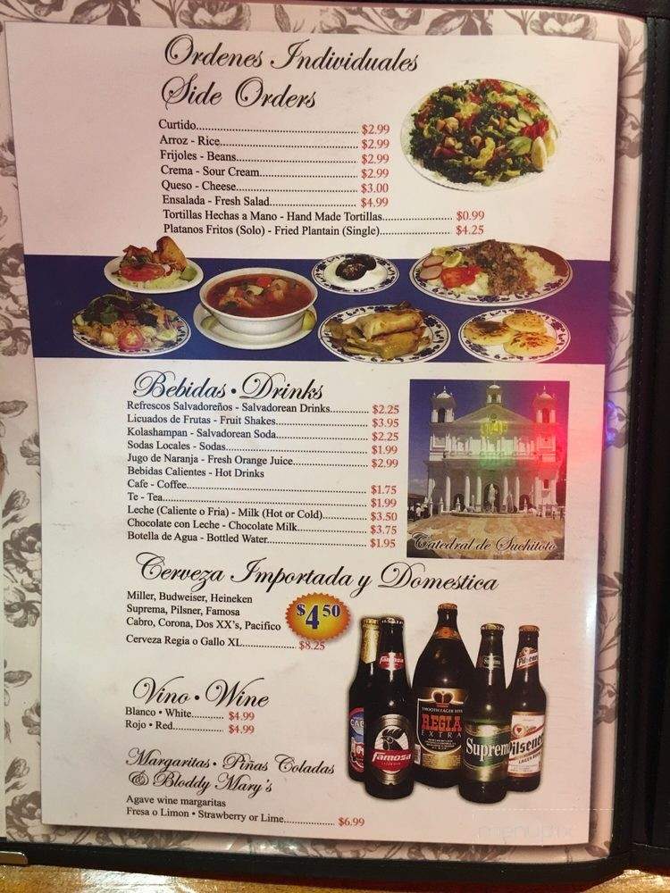Don Carlos Village Salvadoran Grill Y Pupuseria - El Monte, CA menu_pic