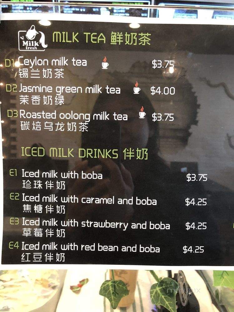 Bubble Crush - Monterey Park, CA menu_pic