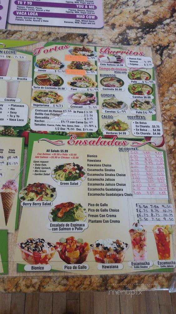 Natural E Delicious - Ontario, CA menu_pic