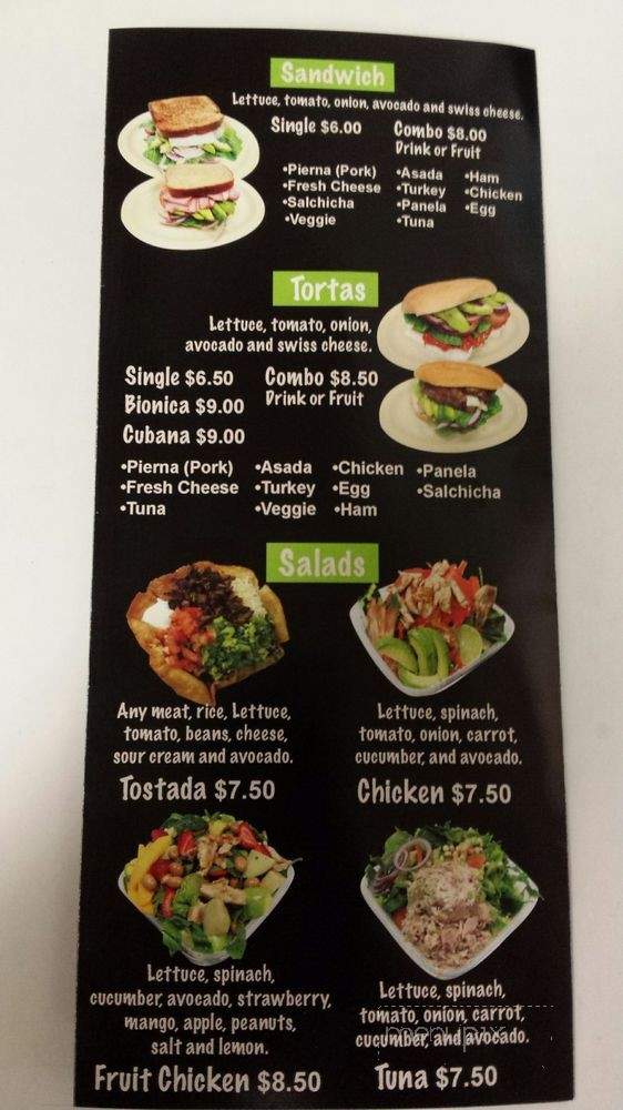 Las Chicas Fresas - Pomona, CA menu_pic