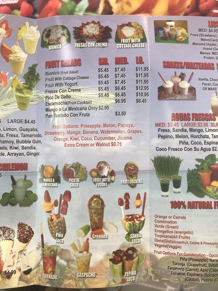 La Michoacana King's - Pomona, CA menu_pic