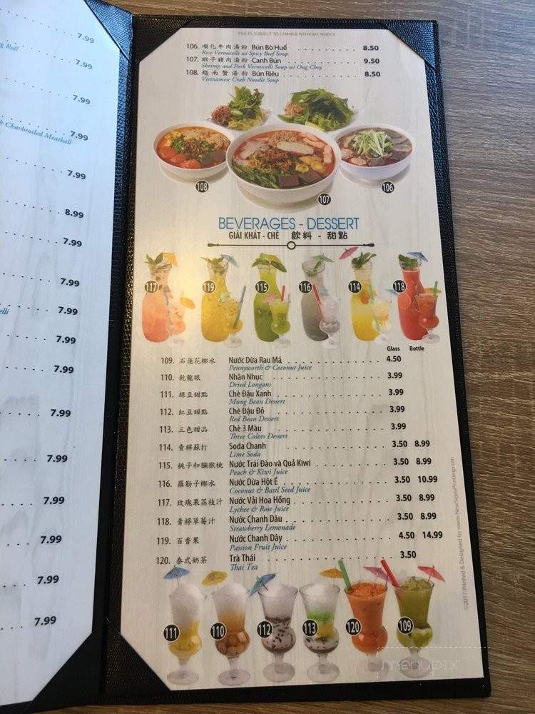 Com Tam Kieu - Rosemead, CA menu_pic