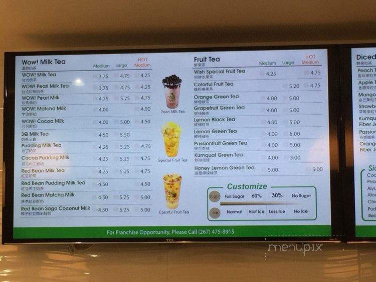 Mr. Wish - Rosemead, CA menu_pic