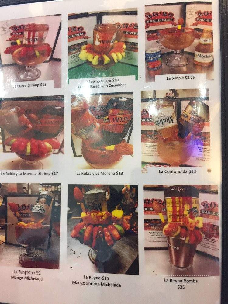 The 20/20 Bar and Grill - West Covina, CA menu_pic