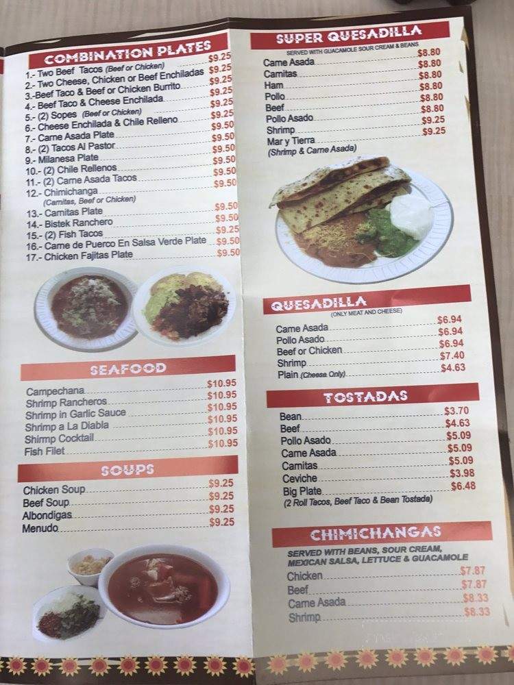 D' Sotos - La Mesa, CA menu_pic