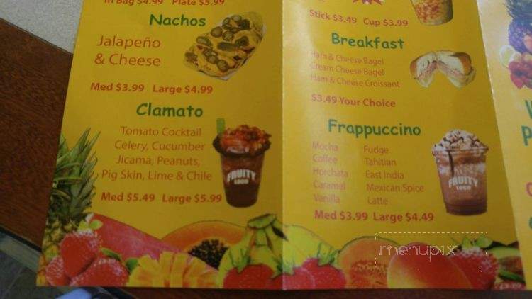 Fruity Loco - Spring Valley, CA menu_pic