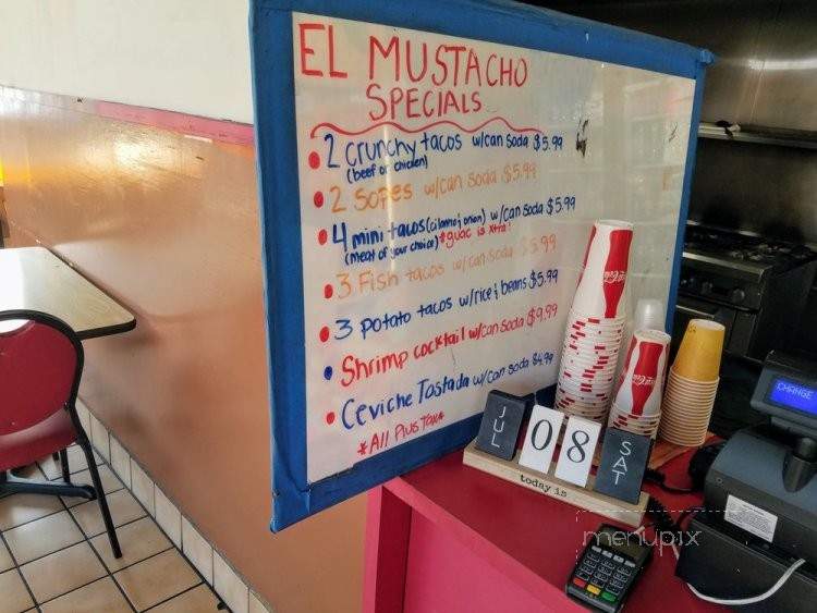 El Mustacho Taco Shop - El Cajon, CA menu_pic