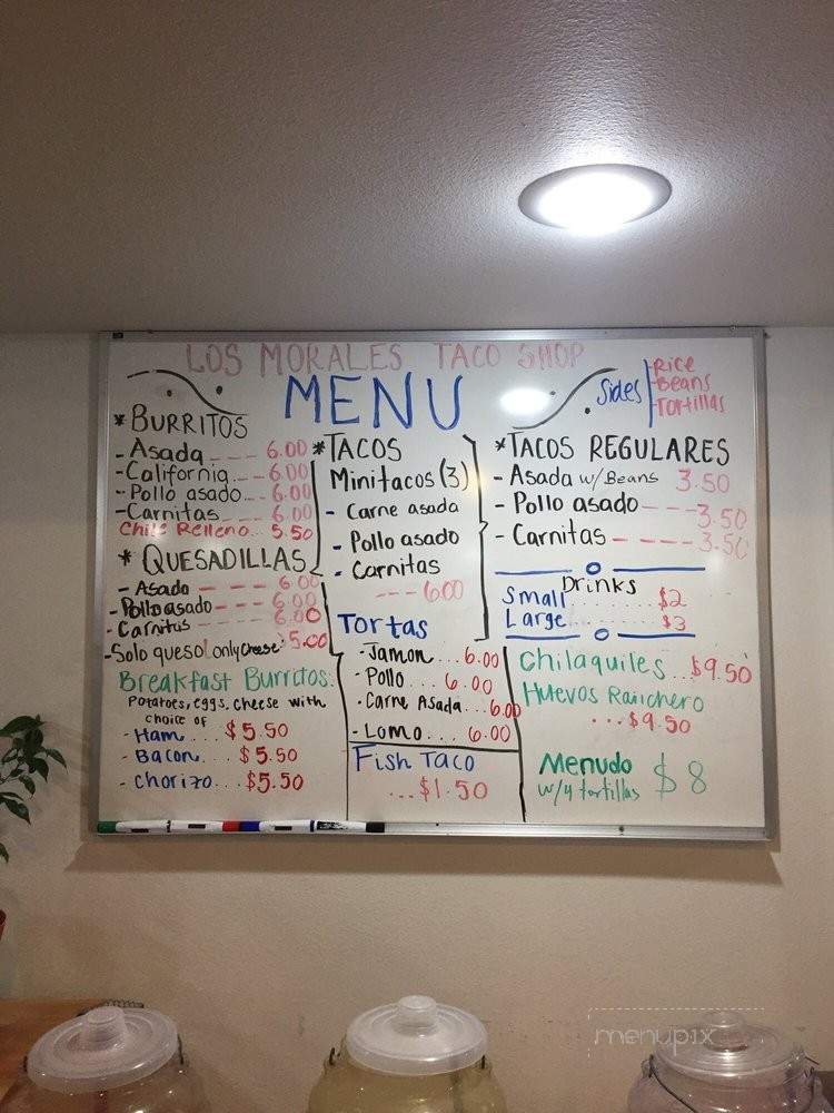 Los Morales Taco Shop - Solana Beach, CA menu_pic